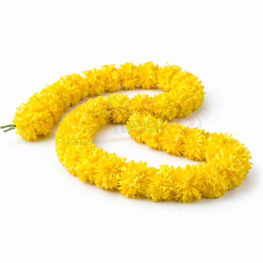 Artificial Marigold Garland – Decorative Flower Mala for Puja & Festivals कृत्रिम सयपत्री फूल माला